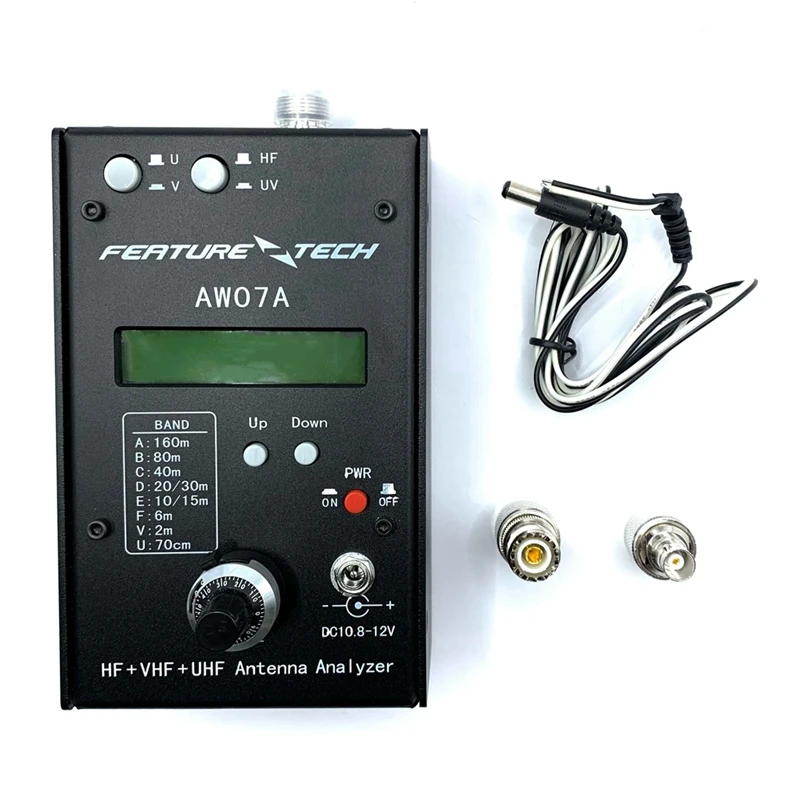 Analizzatore Antenna 1.5-490Mhz Analizzatori Di Spettro Hf + Uv Hf/Vhf/Uhf Aw07A Tester Per Antenna Swr Multibanda 160M