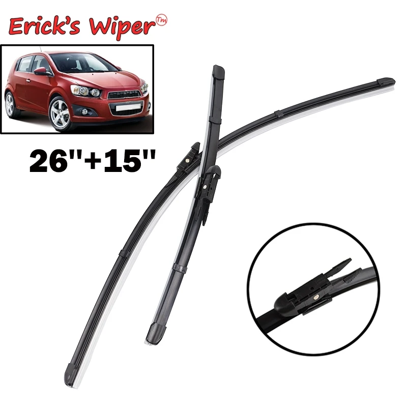 Ener'S Wiper Lhd Spazzole Tergicristallo Anteriori Per Chevrolet Aveo T300 2012 - 2022 Parabrezza Parabrezza Spazzole Antipioggia Per Auto 26 "+ 15"