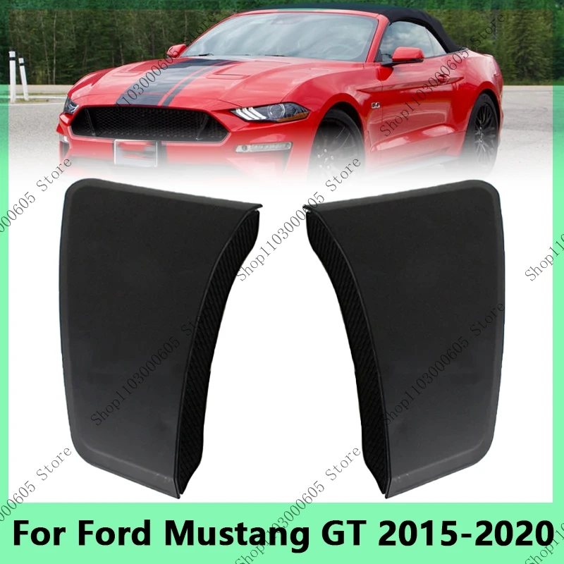 Per Ford Mustang Gt 2015 2016 2017 2018 2019 2020 Sinistra E Destra Black Side Body Flare Scoop Cover Frame Fender Panel