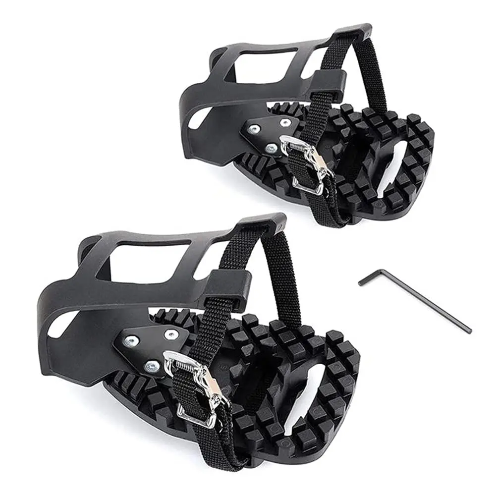 Gabbie Per Le Dita Per Bicicletta Peloton, Per Bicicletta Peloton + Pedale Clip Per Le Dita Gabbia Ciclismo Indoor Home Trainer Pedale Regolabile