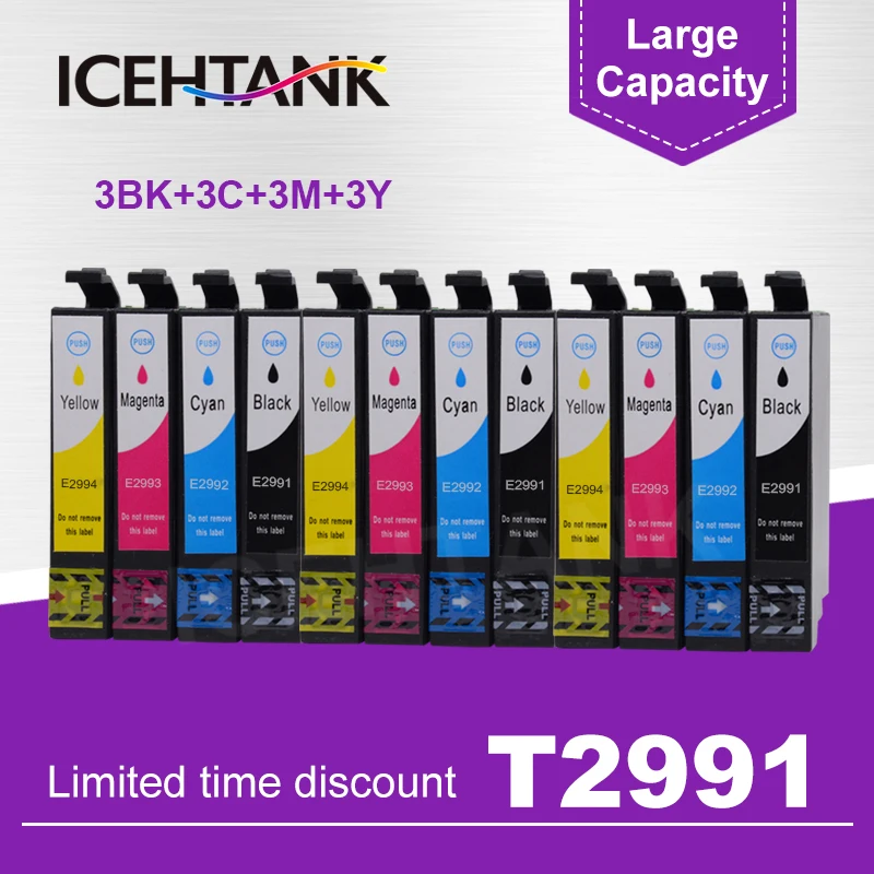 Compatibile 29Xl T2991 Pieno Cartuccia Di Inchiostro Per Epson Xp-255 Xp-257 Xp-352 Xp-355 Xp-452 Xp-455 Xp 255 257 352 355 452 455 Stampante