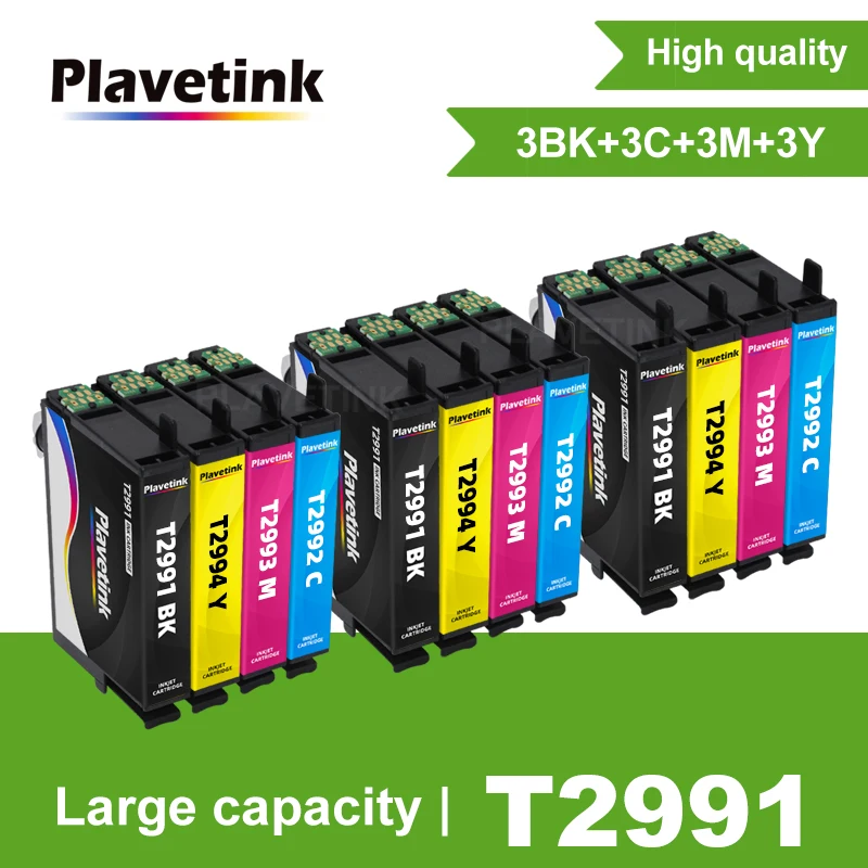 3 Set Cartuccia D'Inchiostro Compatibile 29Xl T2991 Per Stampante Epson Xp-255 Xp-257 Xp-352 Xp-355 Xp-452 Xp-455 Xp 255 257 352 355 452 455