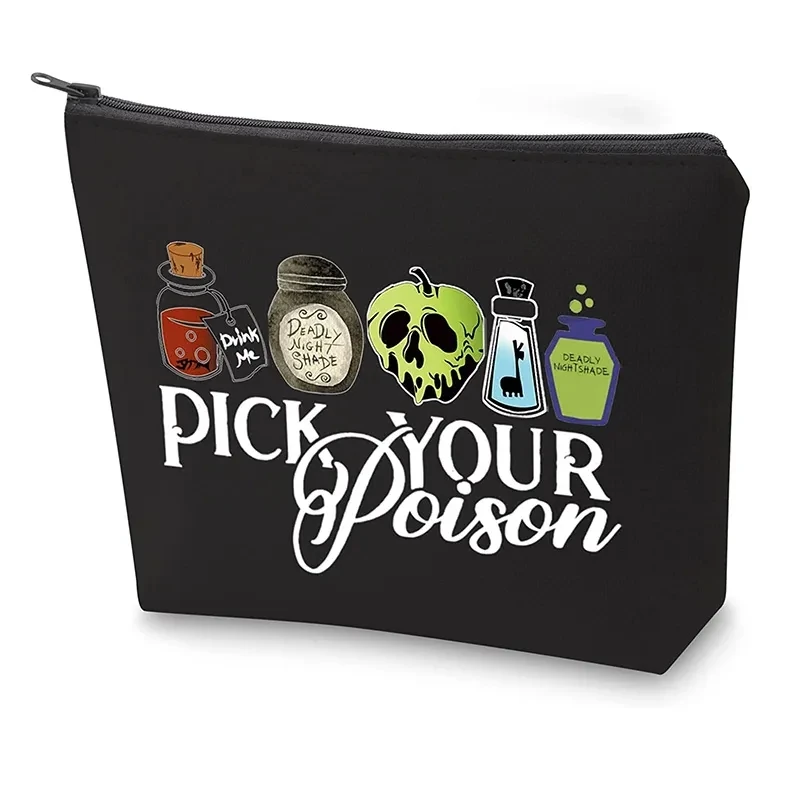 Scegli La Tua Borsa Per Il Trucco Del Veleno Autunno Ottobre Magical Wigurous Birthday Happy Halloween Costume Dress Up Party Witch Sister Friend Gift