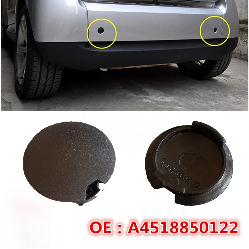 A4518850122 Copertura Dell'Occhio Di Traino Paraurti Posteriore Gancio Di Traino Copertura Del Cappuccio Per Ford Per Smart Fortwo 2008-2016 451885012