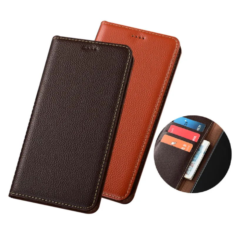 Fondine Tascabili Per Telefono A Portafoglio Magnetico In Vera Pelle Per Samsung Galaxy S2 Plus/Samsung Galaxy S2 Borse Per Telefono Custodia Coque