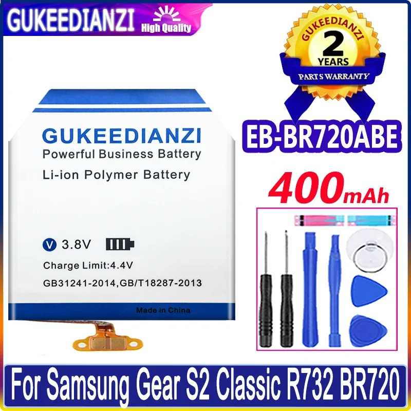 Batteria Ricaricabile Per Cellulare Eb-Br720Abe 400Mah Smart Watch Per Samsung Gear S2 Classic R720 R732 Batterie Per Telefoni Cellulari