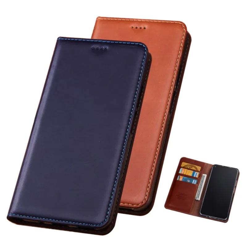 Portafoglio In Vera Pelle Porta Carte Di Credito Tasca Per Samsung Galaxy S2 Plus/Samsung Galaxy S2 Custodia Per Fondina Custodia Per Telefono Coque