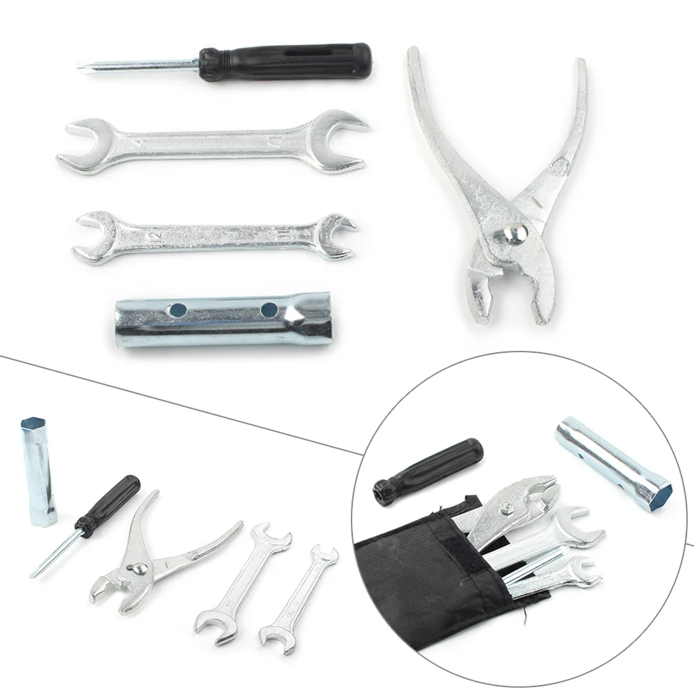 Kit Presa Pinza Chiave Candela Moto Con Tasca Portaoggetti Per Honda Cbr 600 F2 F3 F4I 400 250R 300R 500R 600F 650F