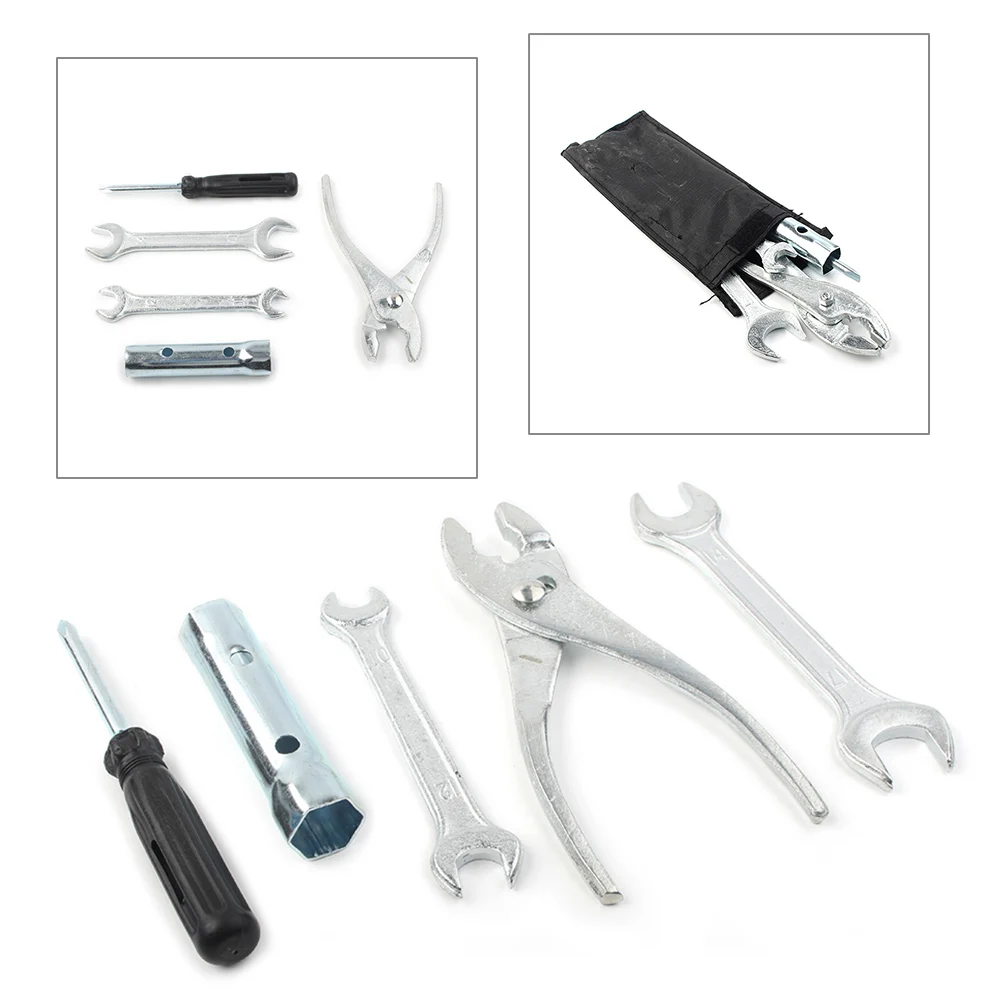 Kit Presa Pinza Chiave Candela Moto Con Tasca Portaoggetti Per Honda Cbr 600 F2 F3 F4I 400 250R 300R 500R 600F 650F