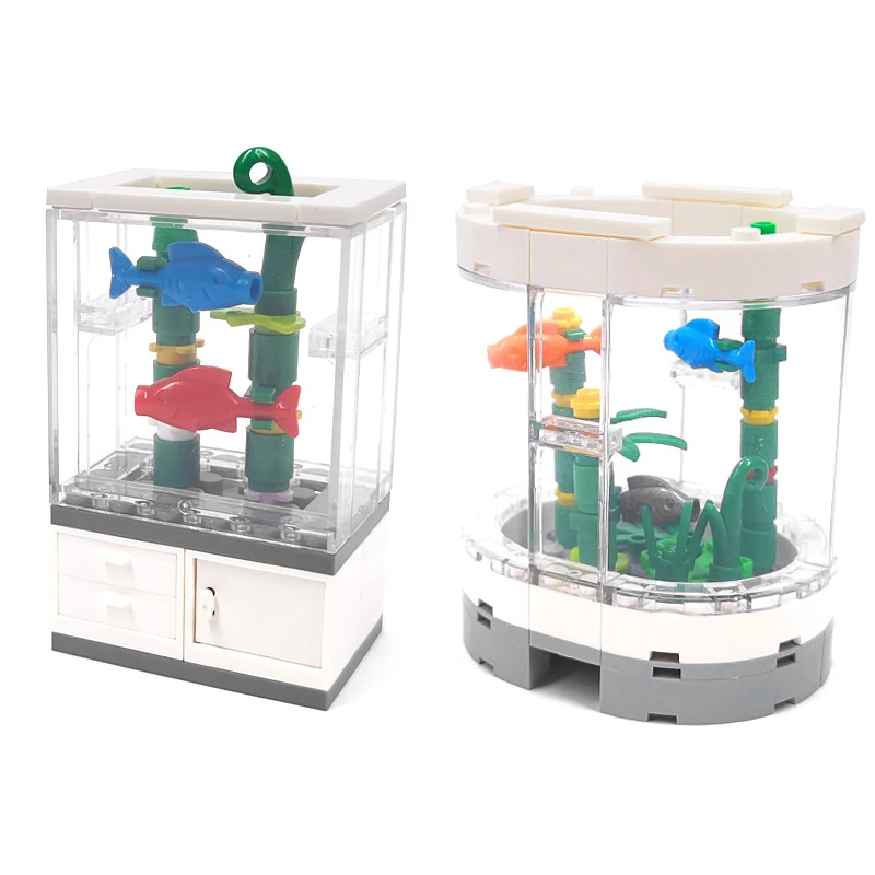 Compatibile Con Lego Moc City Viewing Tank Con Led Building Blocks Toys Chameleon Bricks Insect Animal Spider Scorpion Con Led