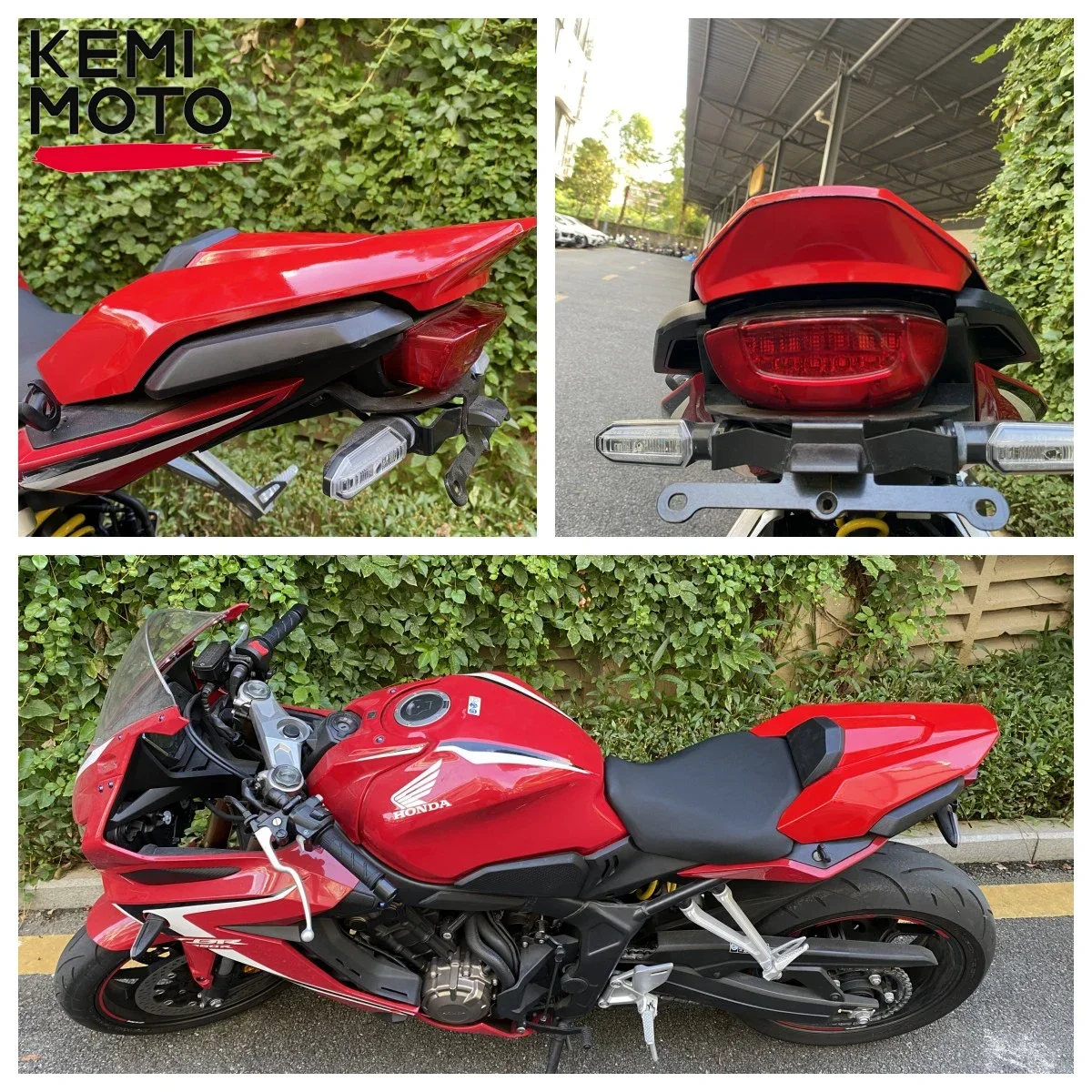 Per Honda Cb650R Cbr650R 2019-2023 Coprisedile Posteriore Sezione Posteriore Carenatura Carenatura Kit Accessori Moto Solo Seat Cowl Carenatura