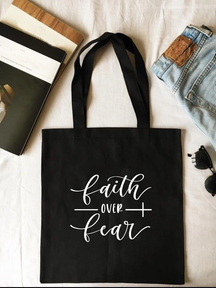 Shopping Bag Way Maker Miracle Lavoratore My God Christian Canvas Tote Bag Fede Speranza Amore Gesù Stampa Borsa A Tracolla Riutilizzabile