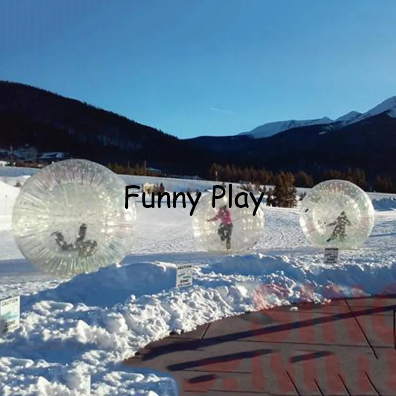 Tpu Gonfiabile Sfera Dello Zorb Per L'Inverno Palle Criceto Umani Neve Zorb Balls Gioco All'Aperto Gonfiabile Hydro Zorb Rampe A Terra Per Terra