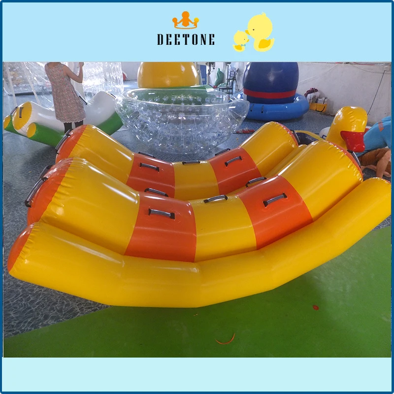 Divertente Gonfiabile Teeter Totter Gonfiabile, Gonfiabile Teeter Totter Gonfiabile Su Acqua, Piscina Gonfiabile Galleggiante Teeter Totter Gonfiabile