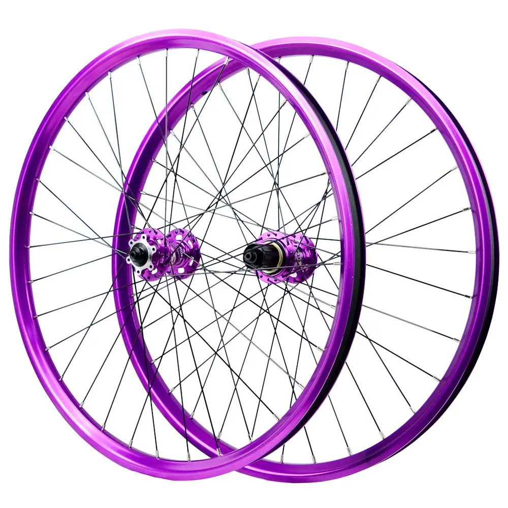 Mtb Purple Bike Wheelset 29 26 27.5 Am Enduro Dh 25Mm Wide Rim Hub 142 Thru Axle 135 Qr 6 Pawls Ruota Per Bicicletta G3 Raggi Hg Ms Xd