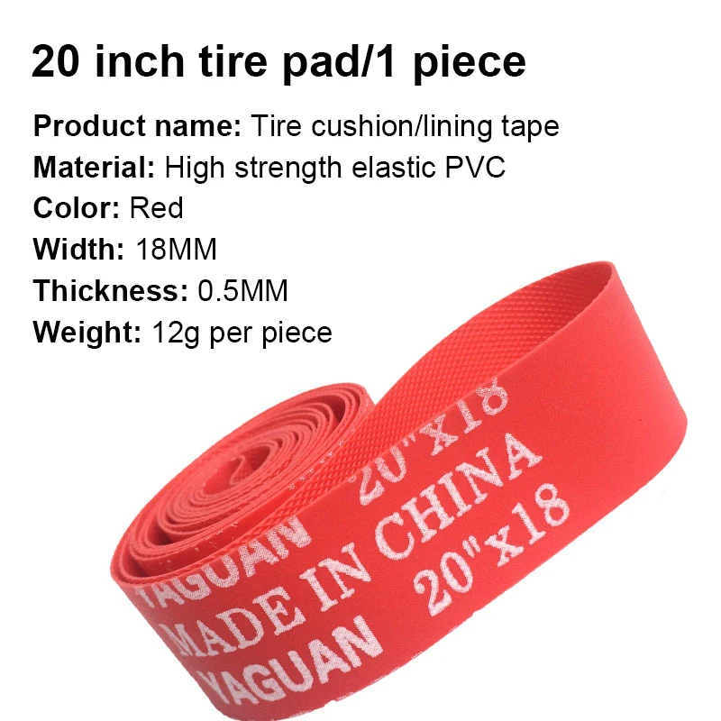 1 Pz Bicicletta Tire Liner Rim Tapes Mtb Road Bike Rim Tape Strips Per 12 "14" 16 "20" 24 "26" 27.5 "29" 700C Accessori Per Ciclismo