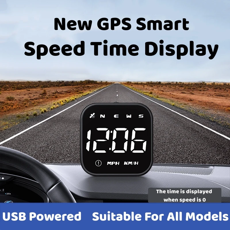 Head Up Display Led Auto Tachimetro Smart Digital Alarm Promemoria Gps Hud Accessori Per Auto Per Auto Universale