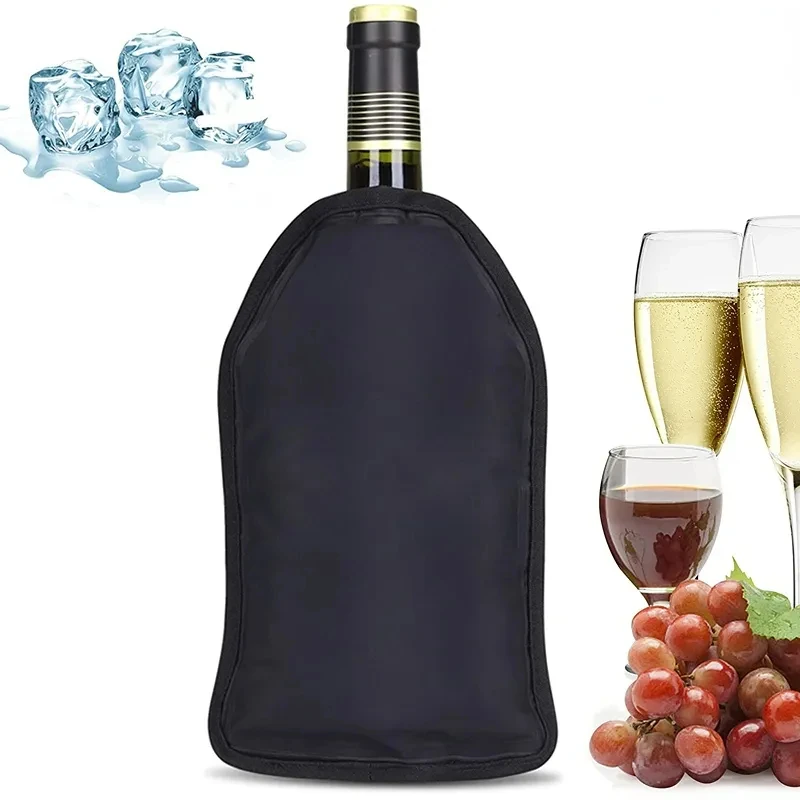 Supporto Per Il Raffreddamento Del Vino Borsa Per Il Ghiaccio Jelly Picnic Beverage Nylon Wine Cooler Sleeve Soft Drink Rack Bar Tool Champagne Wine B
