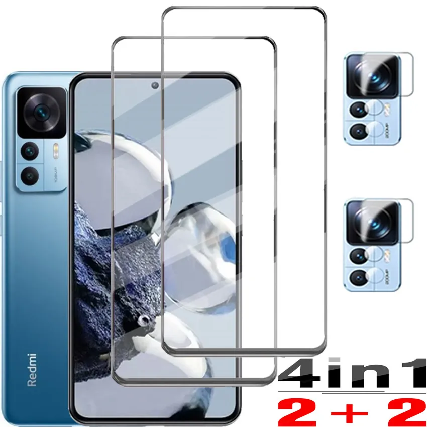 Xiaomi 12T Pro Vetro Per Xiaomi 12T Pro Fotocamera Mi 12T Pro Vetro Temperato Xiomi 12T Pro Pellicola Protettiva Xiaomi Mi 12T Anti-Goccia Hd Pellicol