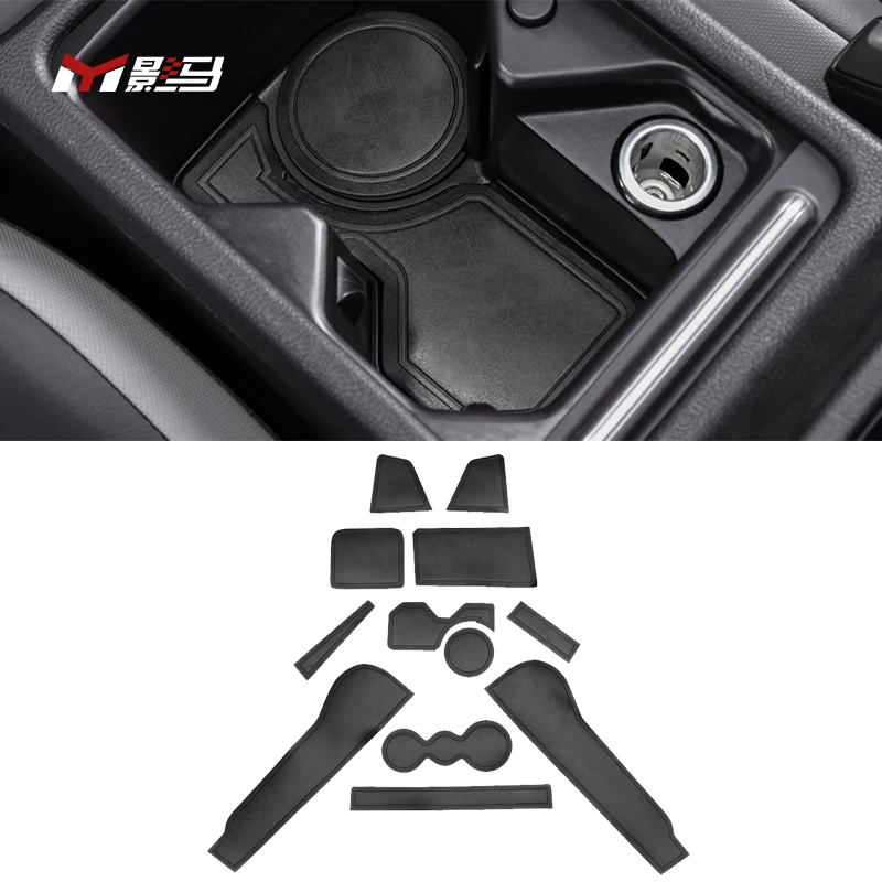Yingma Door Groove Mat Accessori Parti Per Volkswagen Golf 8 Gti Gtd Gte Accessori Antipolvere Antiscivolo Cup Mat 12 Pz/Set