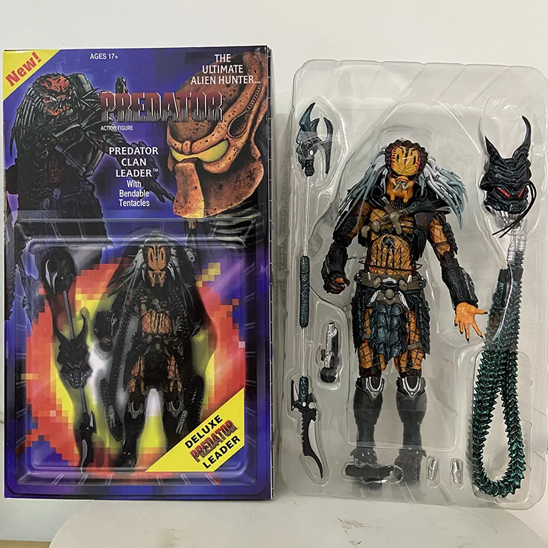 Neca Predator Clan Leader Figura L'Ultimo Alien Hunter Predator Action Figure Warrior Chief Alien Vs Predators Figurine Toys