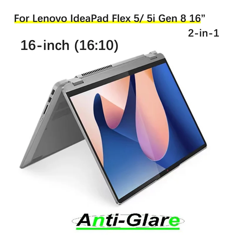 2X Proteggi Schermo Anti Luce Blu E Antiriflesso Per Lenovo Ideapad Flex 5 Gen 8 16 "/Ideapad Flex 5I Gen 8 2-In-1 16" 16:10
