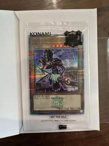 Duel Monsters Yugioh Konami Td01-Jp001 Dark Magician Tokyo Dome Promo Quarter Century Secret Collezione Giapponese Carta Sigillata
