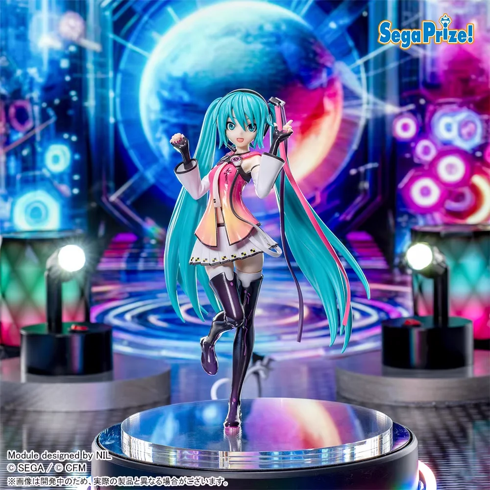 Originale Sega Luminasta Hatsune Miku Anime Figure Toys Pvc Model Collector Velentines Day Birthday Gift