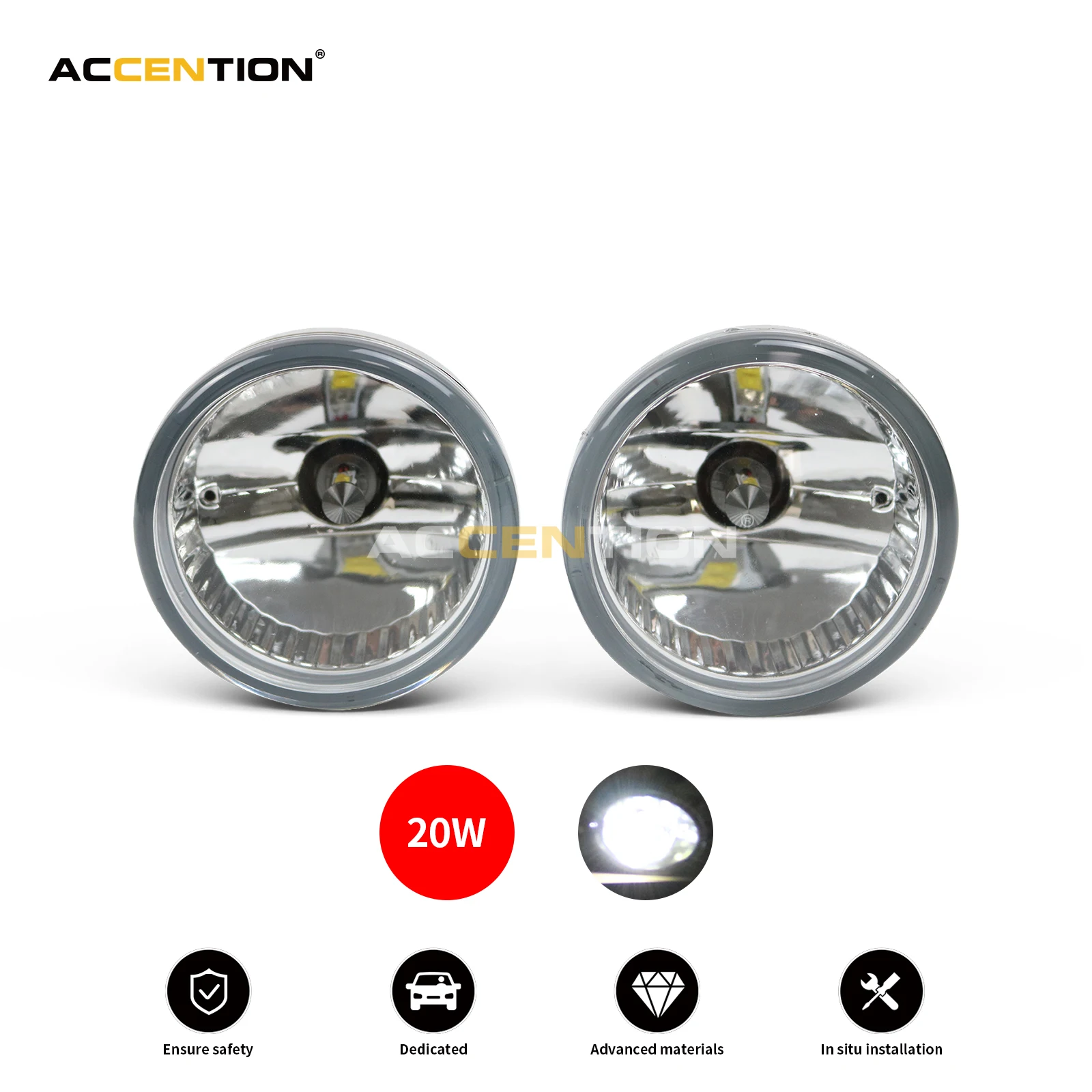 Per Toyota Prius 2004-2009 Echo Mr2 Spyder Scion Xa Car-Stying Led Paraurti Anteriore Fendinebbia Led Fendinebbia