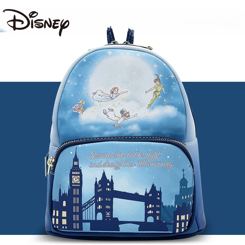Disney Loungefly Peter Pan Peter Pan Borsa Da Scuola Periferica Peter Pan Zaino Da Donna Con Cielo Stellato Zaino Per Bambini
