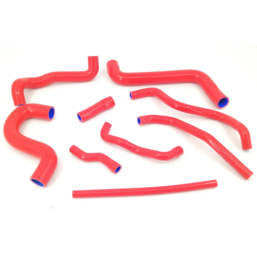 9 Pz Per 87-91 Vw Golf Gti Mk2 1.8 8V Pb Codice Motore Tubo Di Aspirazione In Silicone