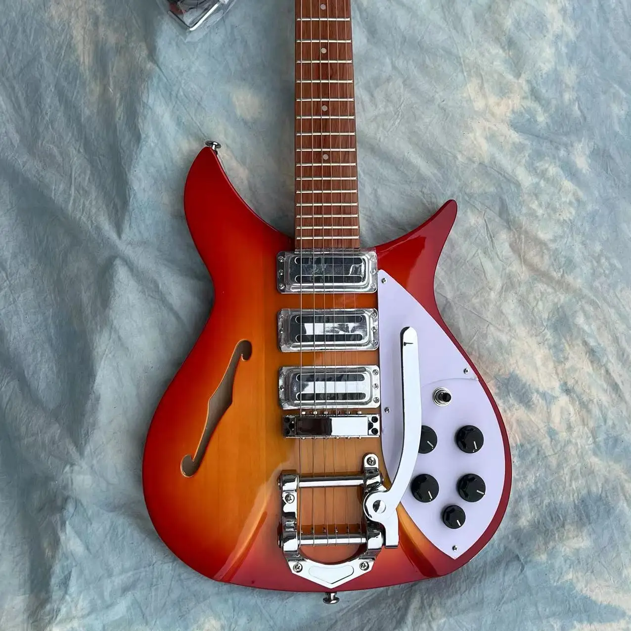 Chitarra Elettrica Rickenbacker 325, Ponte Del Sistema Tremolos, Colore Cherry Sunburst, Guitarra A 6 Corde, Muslimah, Savight