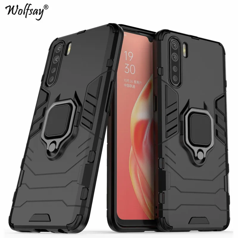 Per Oppo A91 Custodia Per Armatura Antiurto Cover In Silicone Custodia Rigida Per Pc Con Retro Rigido Per Oppo A91 Cover Protettiva Per Oppo A91