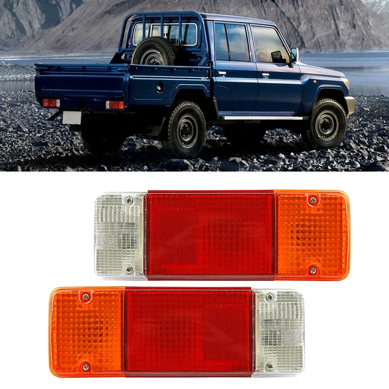Fanale Posteriore 1 Pair Per Toyota Hilux Tray Ute/Cab Chassis 1984-2018 Per Landcruiser 70 75 78 79 Serie Tray Ute/Cab 1984-2018