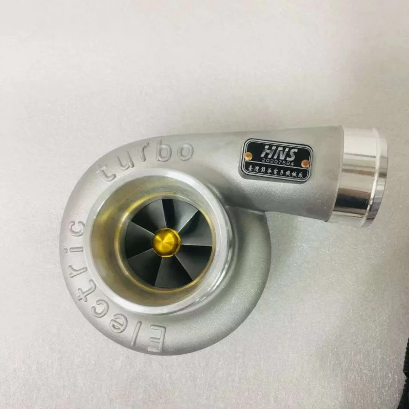 Electric Turbo Supercharger Universal 12V Kit Thrust Electric Turbocharger Air Filter Intake For Car Improve Speed