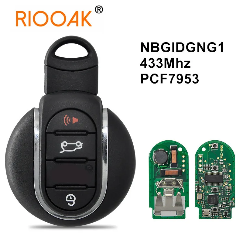 Fccid Muslimatid49 Pcf7953 433Mhz Keyless Go Car Telecomando Chiave Per Bmw Mini Cooper Clubman F55 F56 2014-2018