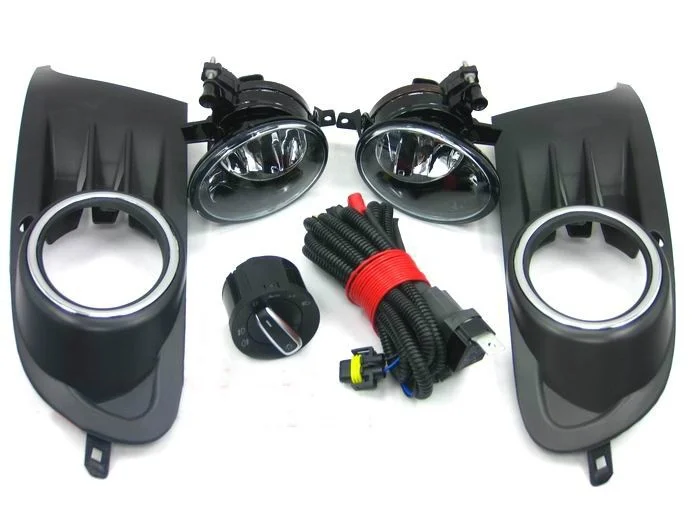 Eosuns Per Vw Golf 6 Mk6 Fendinebbia, 2 Griglie, Cablaggio, Fari Interruttore Set Di Controllo Per Vw Golf Mk6 2009-2014