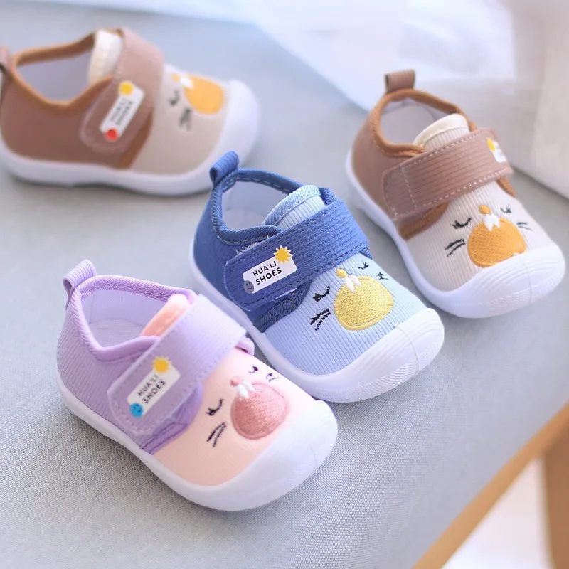 Infant Kids Baby Cartoon Anti Kicking Functional Shoe Soft Sole Squeaky Sneakers Boy Causal Mocassini Toddler Girl Scarpe Antiscivolo