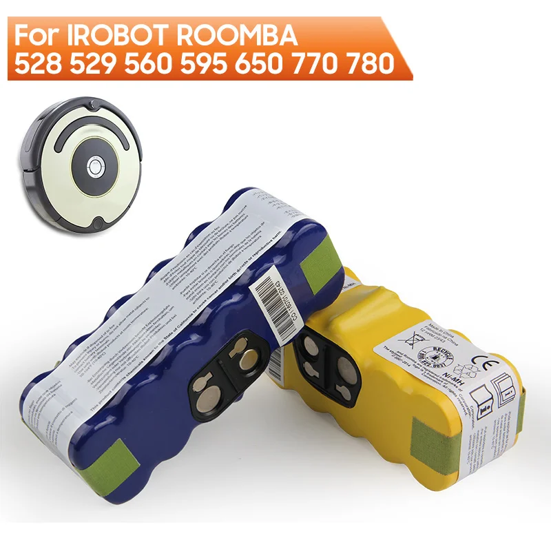 Batteria Robot Di Ricambio Per Irobot Roomba 500 600 700 800 Serie Aspirapolvere 785 530 560 650 520 528 3000Mah