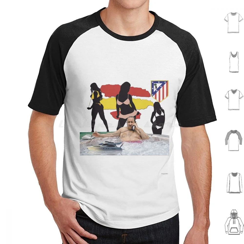 Jesus Gil In Jacuzzi T Shirt Cotone Uomo Donna Stampa Fai Da Te Jesus Gil Jesus Gil And Gil Athletic De Football Spagnolo