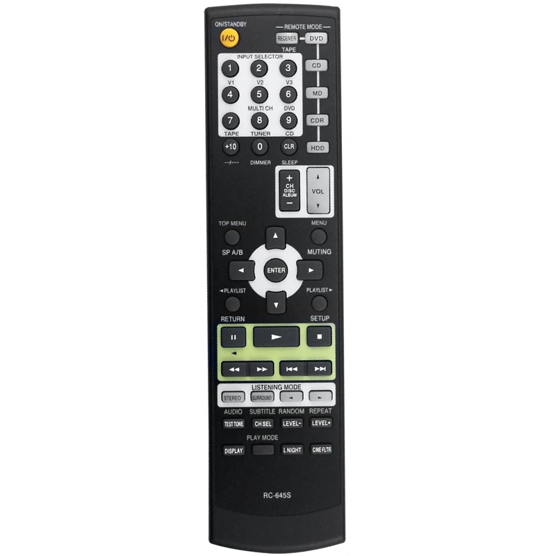 Rc-645S Sostituire Il Telecomando Per Il Sistema Home Theater Onkyo Ht-S4100 Tx-Sr304 Tx-Sr304S Ht-S4100S Hts4100 Hts4100S
