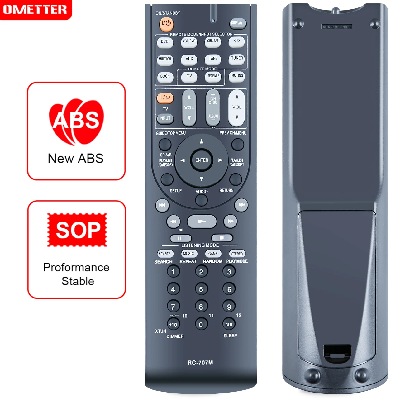 Nuovo Telecomando Rc-707M Per Ricevitore Av Onkyo Ht-R667 Htp-750X Ht-S6100