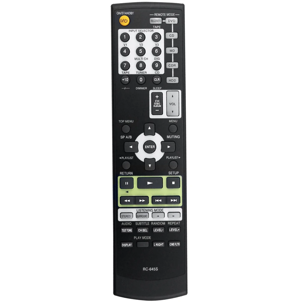 Rc-645S Sostituire Il Telecomando Per Il Sistema Home Theater Onkyo Ht-S4100 Tx-Sr304 Tx-Sr304S Ht-S4100S Hts4100 Txsr304