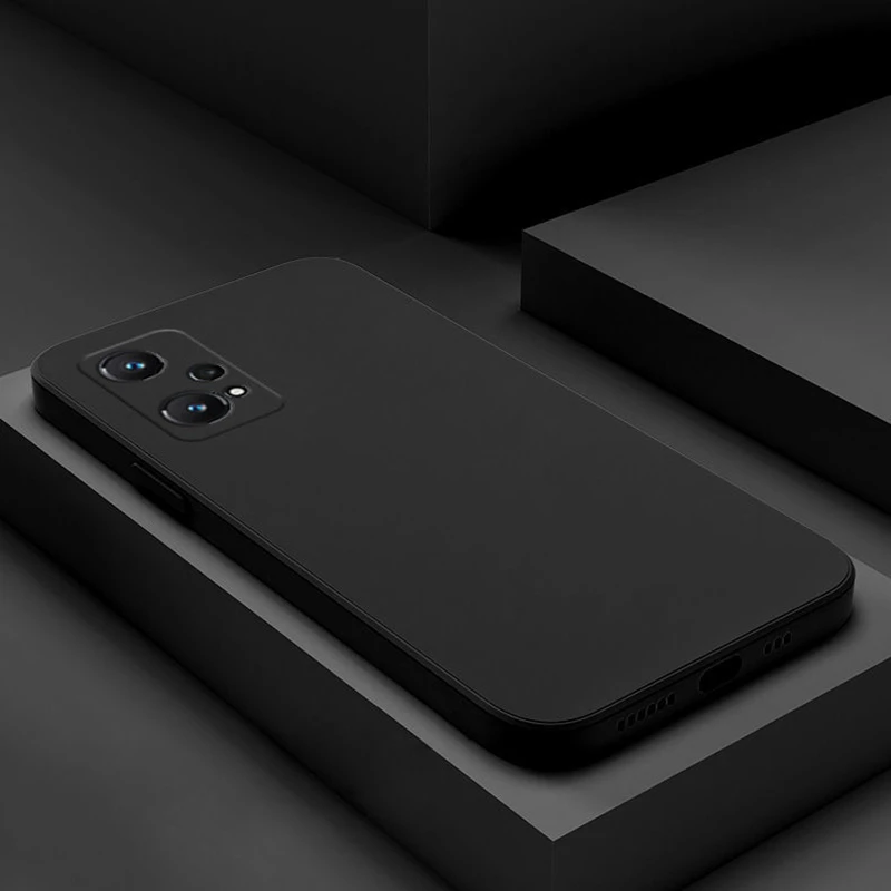 Custodia In Silicone Liquido Originale Per Realme 9 Pro Plus Cover Realme 9 Pro Plus Custodia Shell Funda Soft Phone Bumper Realme 9 Pro Plus