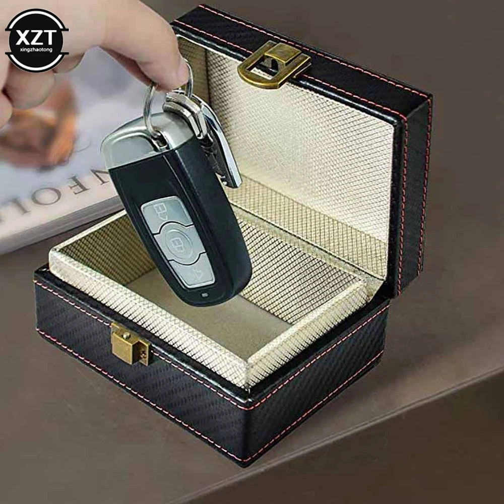 Nuovo Rfid Faraday Box Antifurto Fob Protector Scatola Del Telefono Cellulare A Prova Di Radiazioni Car Keyless Signal Blocker Security