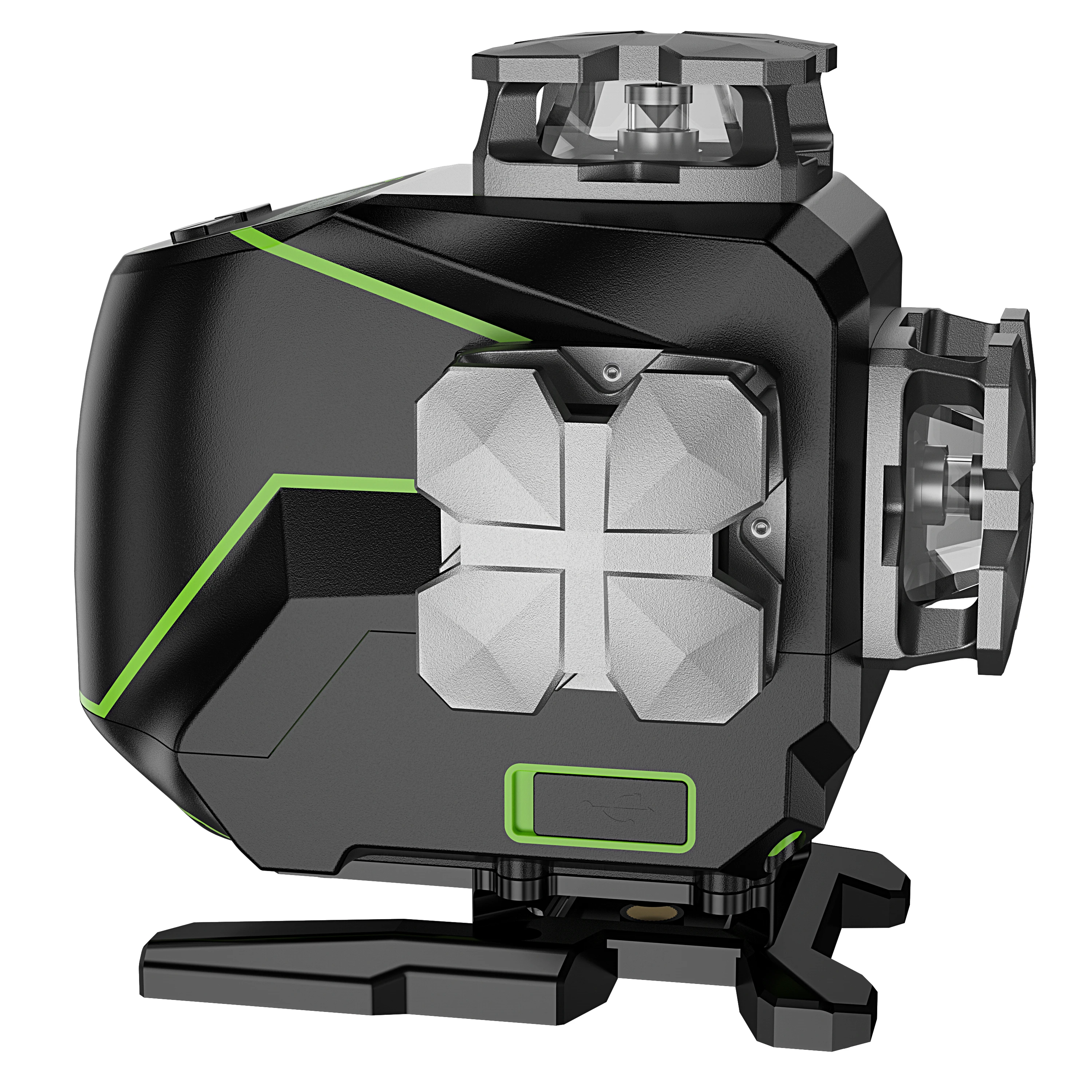 Livelli Laser Professionali Huepar S04Cg 4D Linee Trasversali A Raggio Verde Livello Laser Nivel
