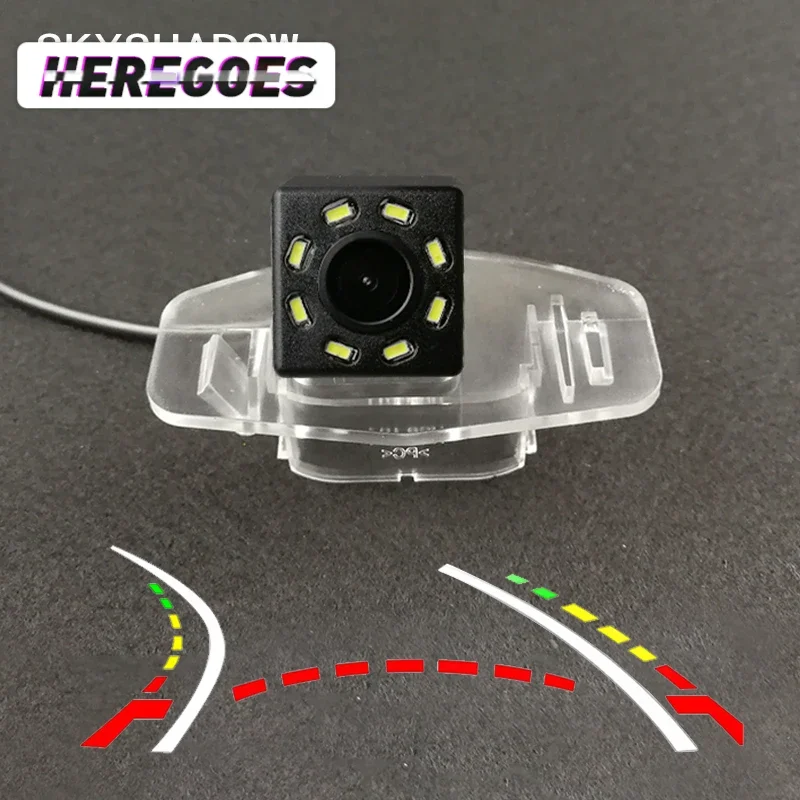 Fisheye 8 12 Led Dynamic Wireless Car Ccd Night Vision Camara Posteriore Per Honda Civic Accord Crider Greiz City Spirior Fit 2012