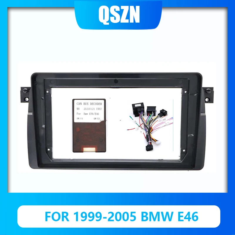 Per Il 1999-2005 Bmw E46 Autoradio Android Stereo 2 Din Head Unit Lettore Di Navigazione Gps Fascas Panel Frame Cover
