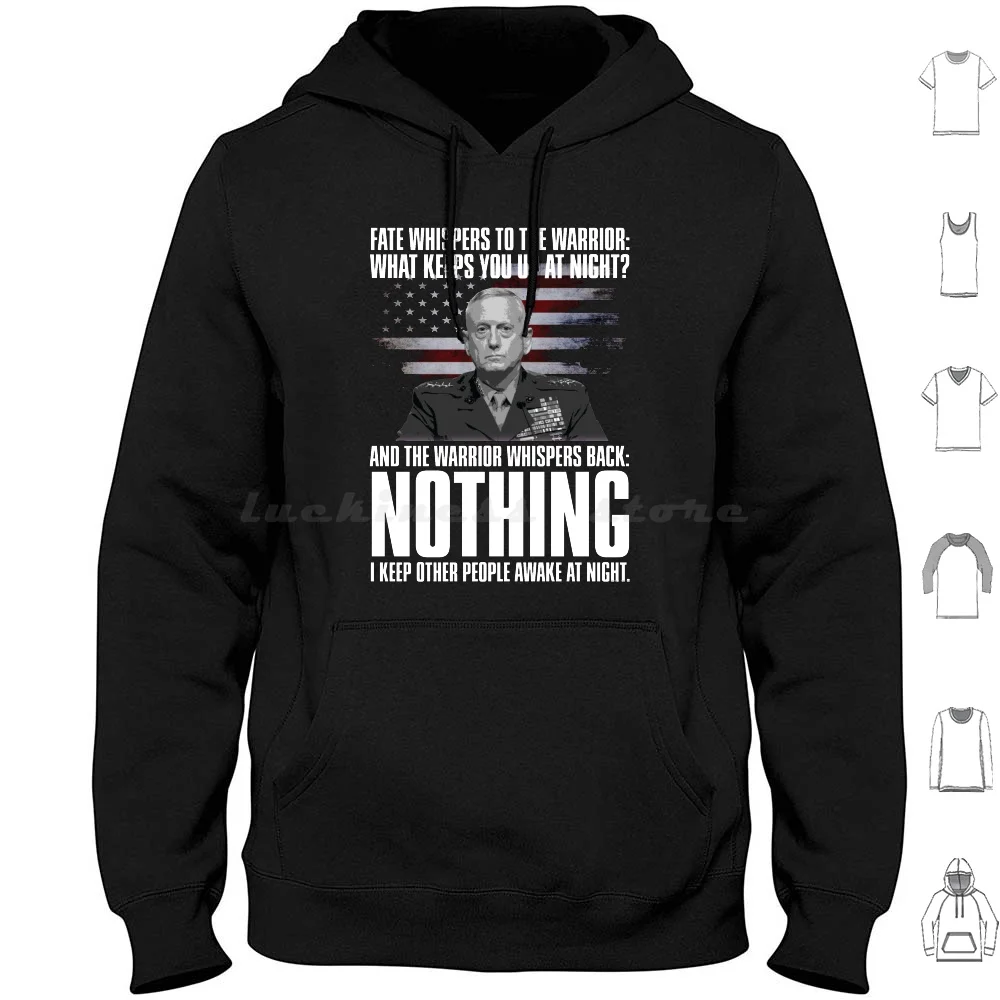 Continuo A Tenere Le Persone Sveglie! Felpa Con Cappuccio In Cotone Manica Lunga Mattis General Mattis Marine Corp Marine Corp General Marine Mattis U