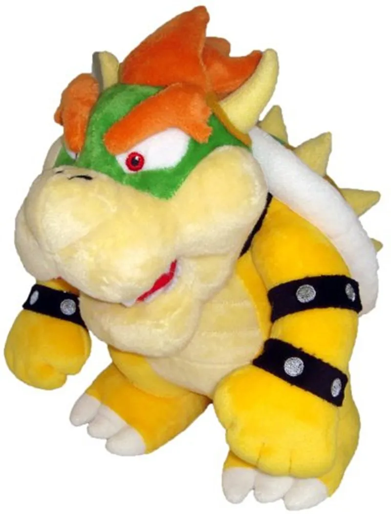 Catoon Funny Film Anime Bowser Drag Soft Peluche Ripiene Bambola Modello Baby Kids Miglior Regalo 10 "26Cm